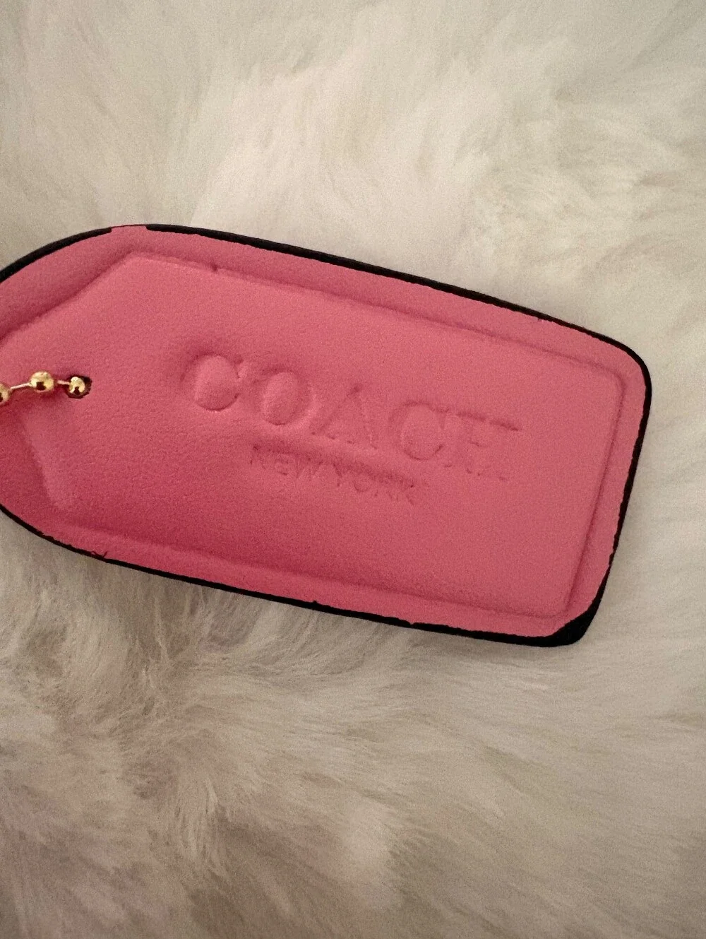 COACH Gold-Tone Zip Pull Accessory - Gold